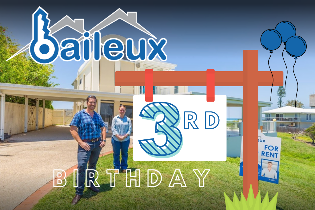 Happy third birthday, Baileux